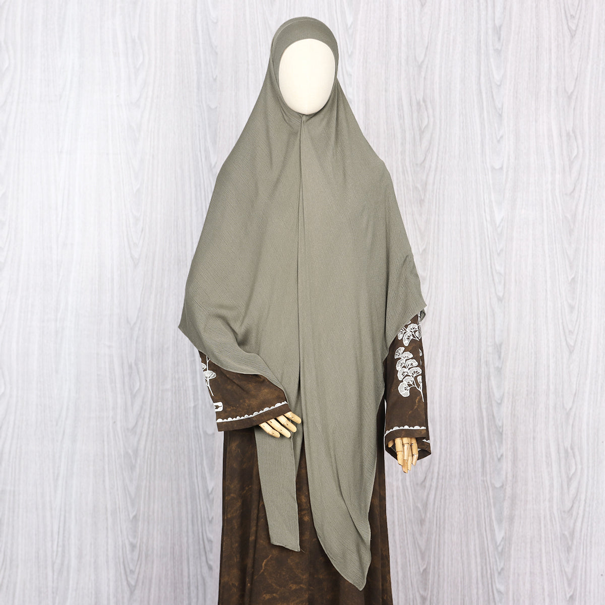 Tiana Viscose Square Instan - Elmwood