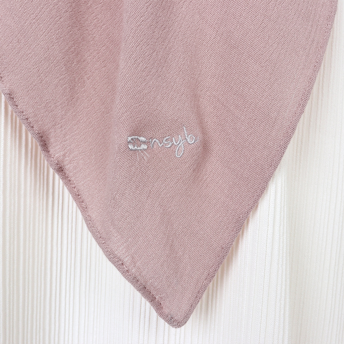 Tiana Viscose Square Instan - Dusty Pink