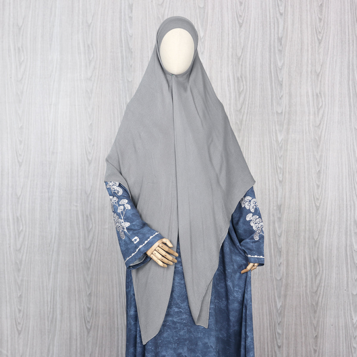 Tiana Viscose Square Instan - Neutral Grey