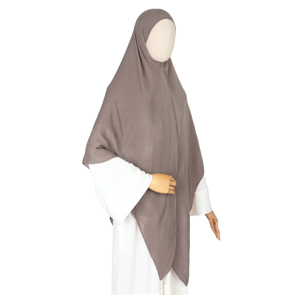 Tiana Viscose Square Instan - Taupe