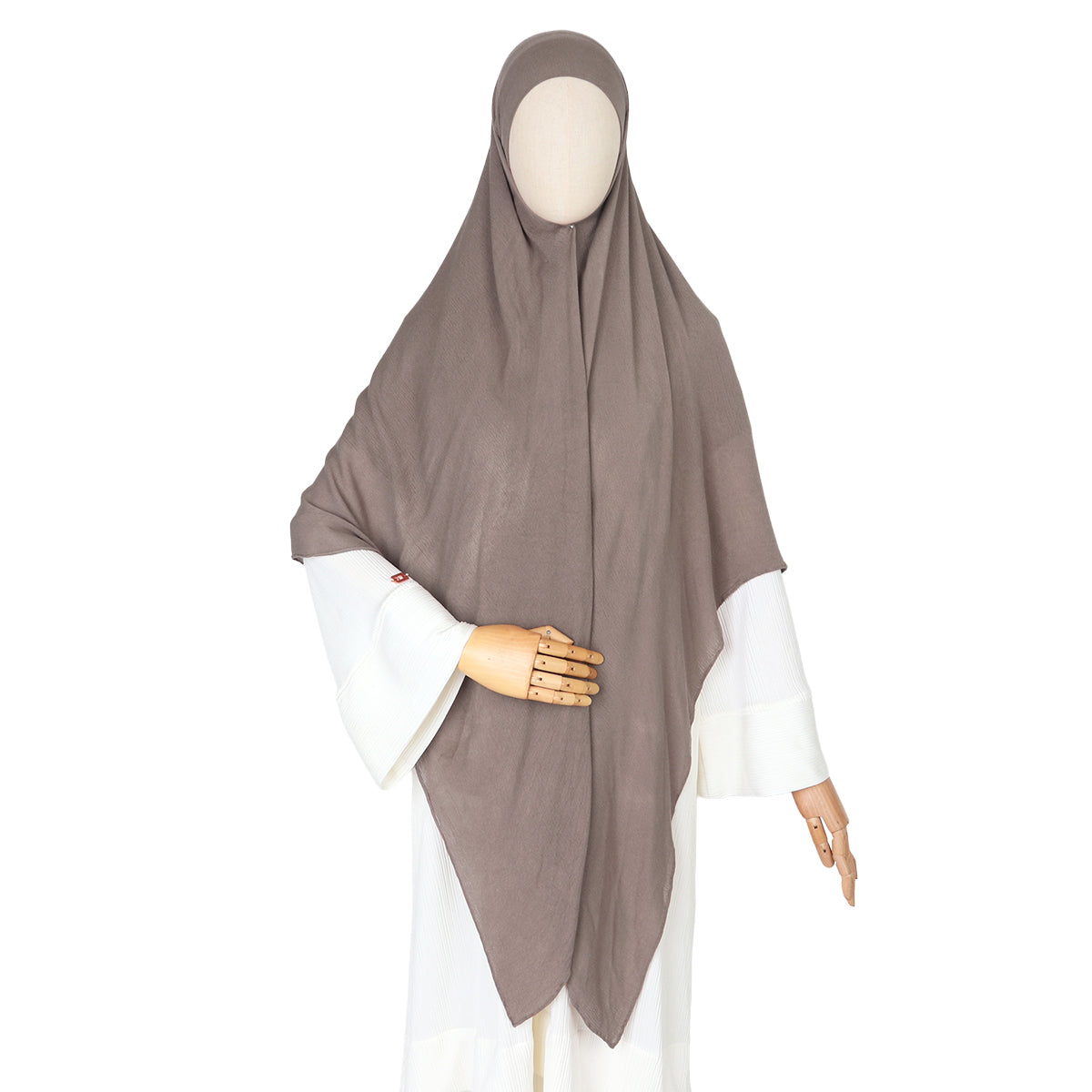 Tiana Viscose Square Instan - Taupe