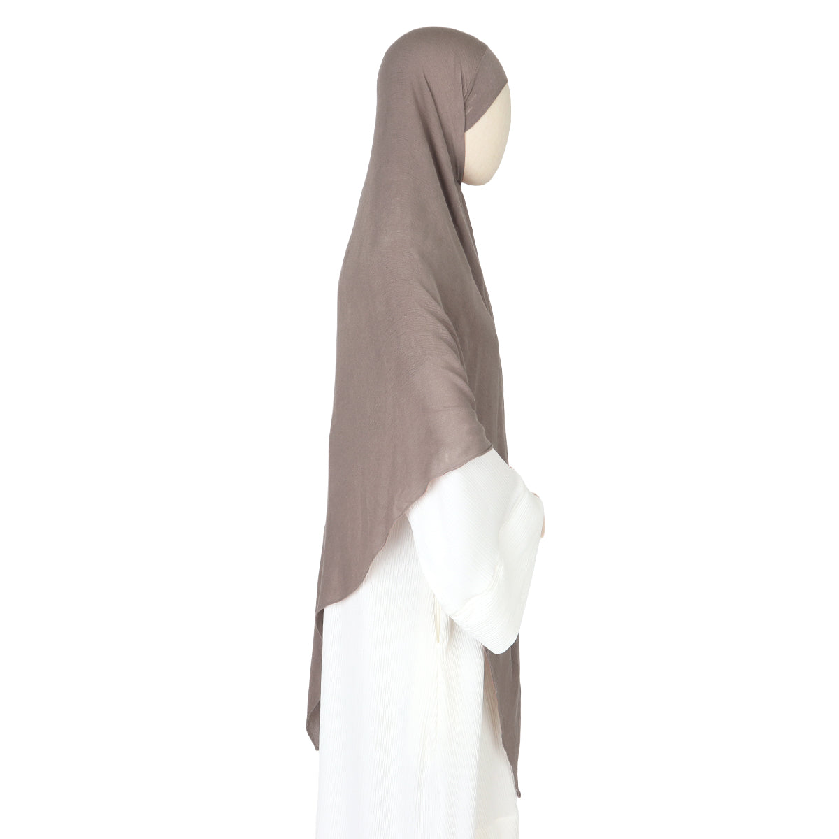 Tiana Viscose Square Instan - Taupe