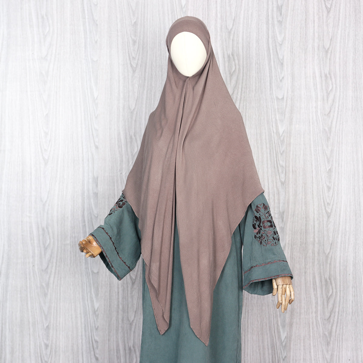 Tiana Viscose Square Instan - Taupe