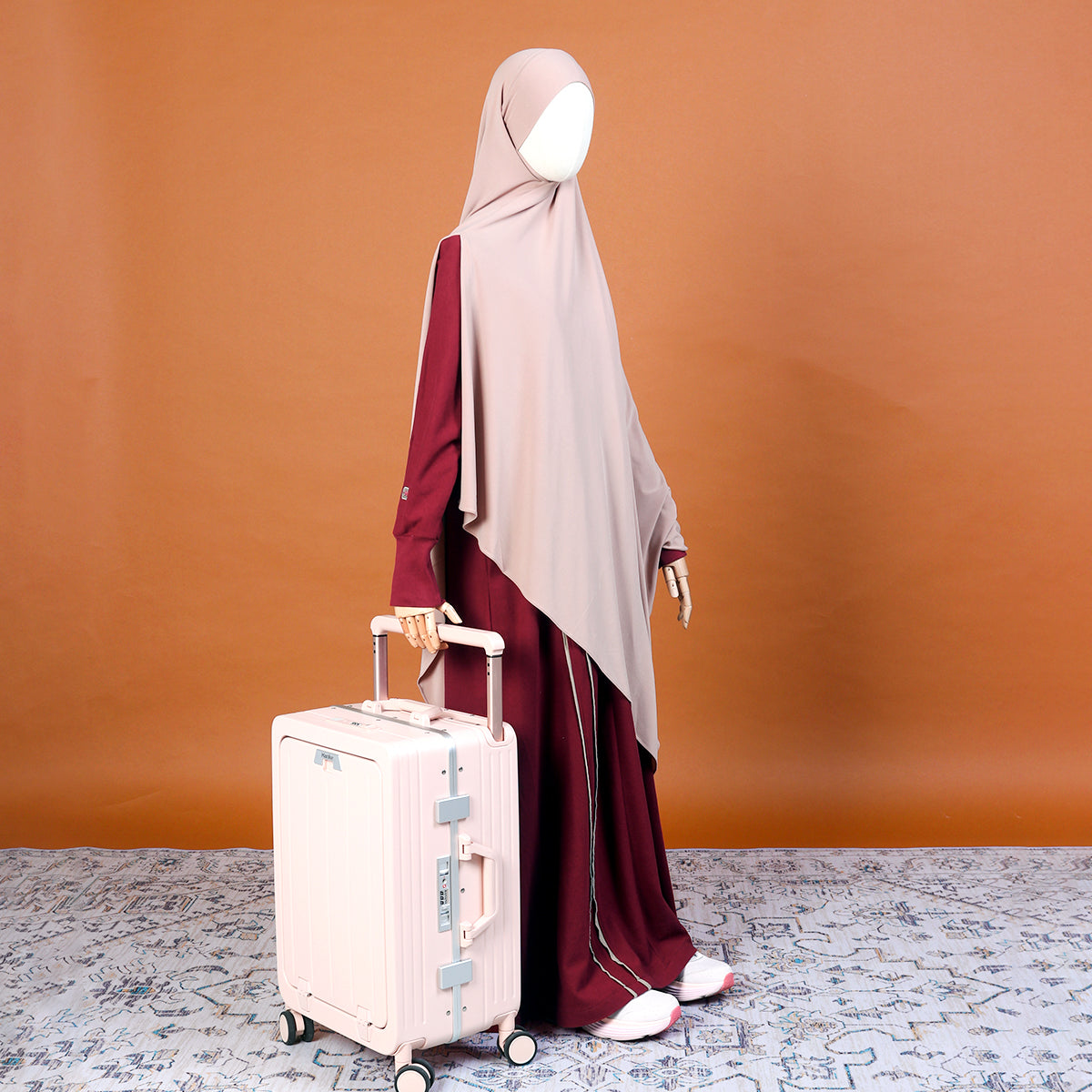 Tsurayya Pashmina Bandana - Mocca