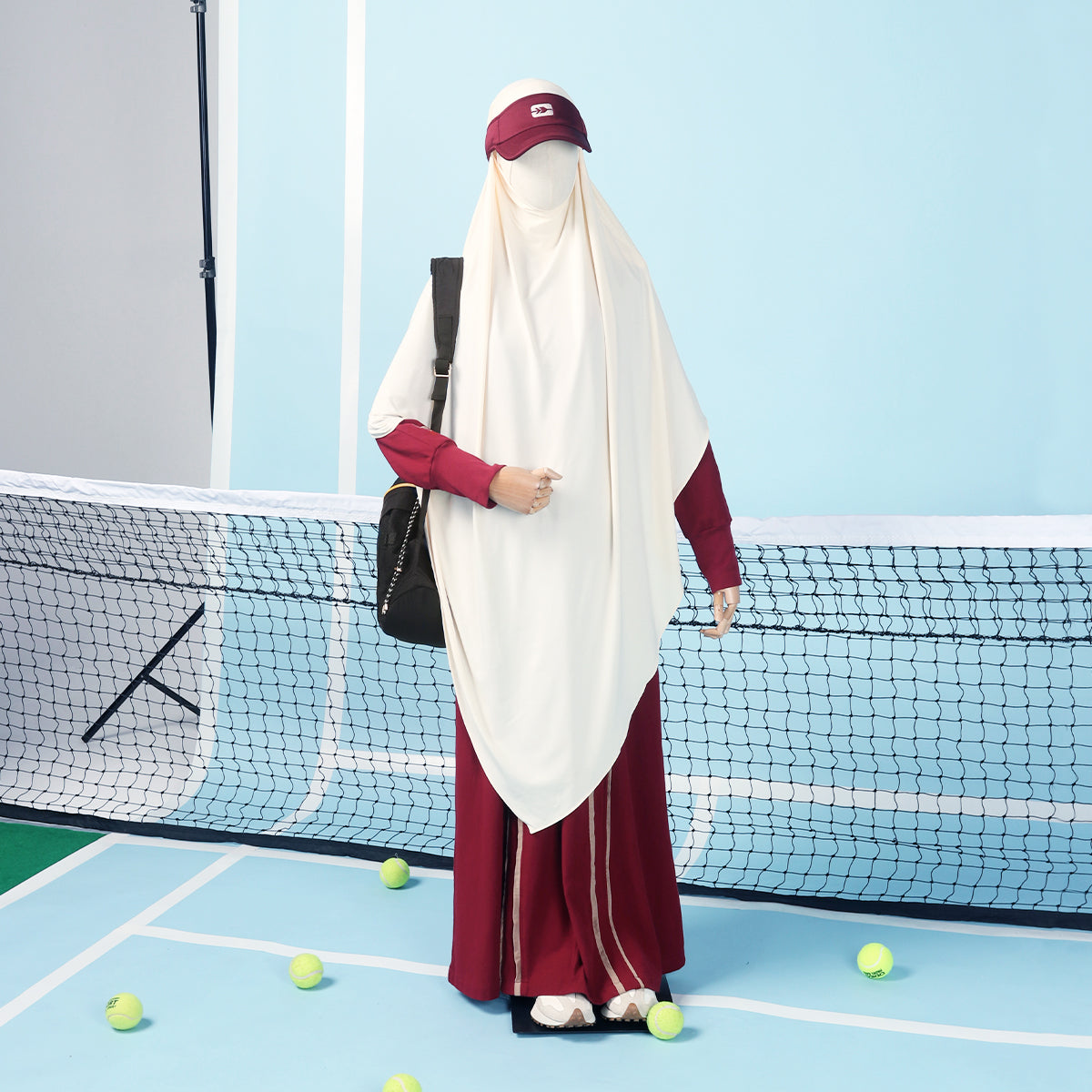 Yoora Dress - Maroon