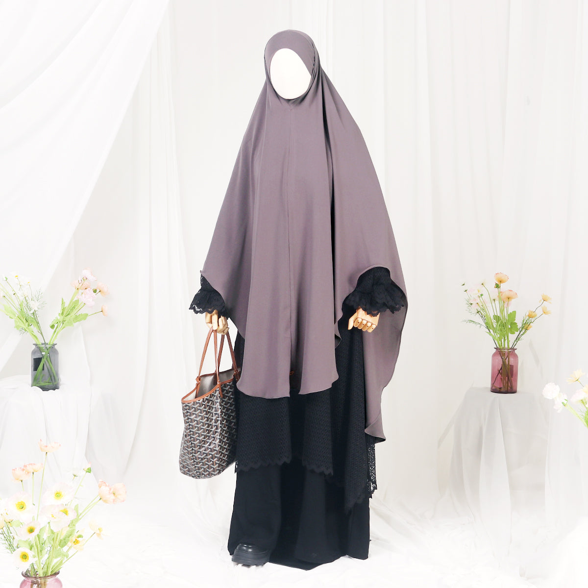 Zia Khimar Bandana - Peppercorn