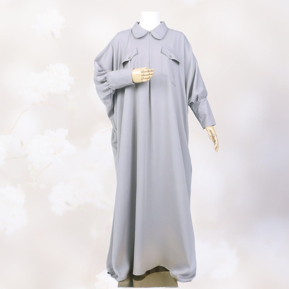 Zenia Abaya - Grey