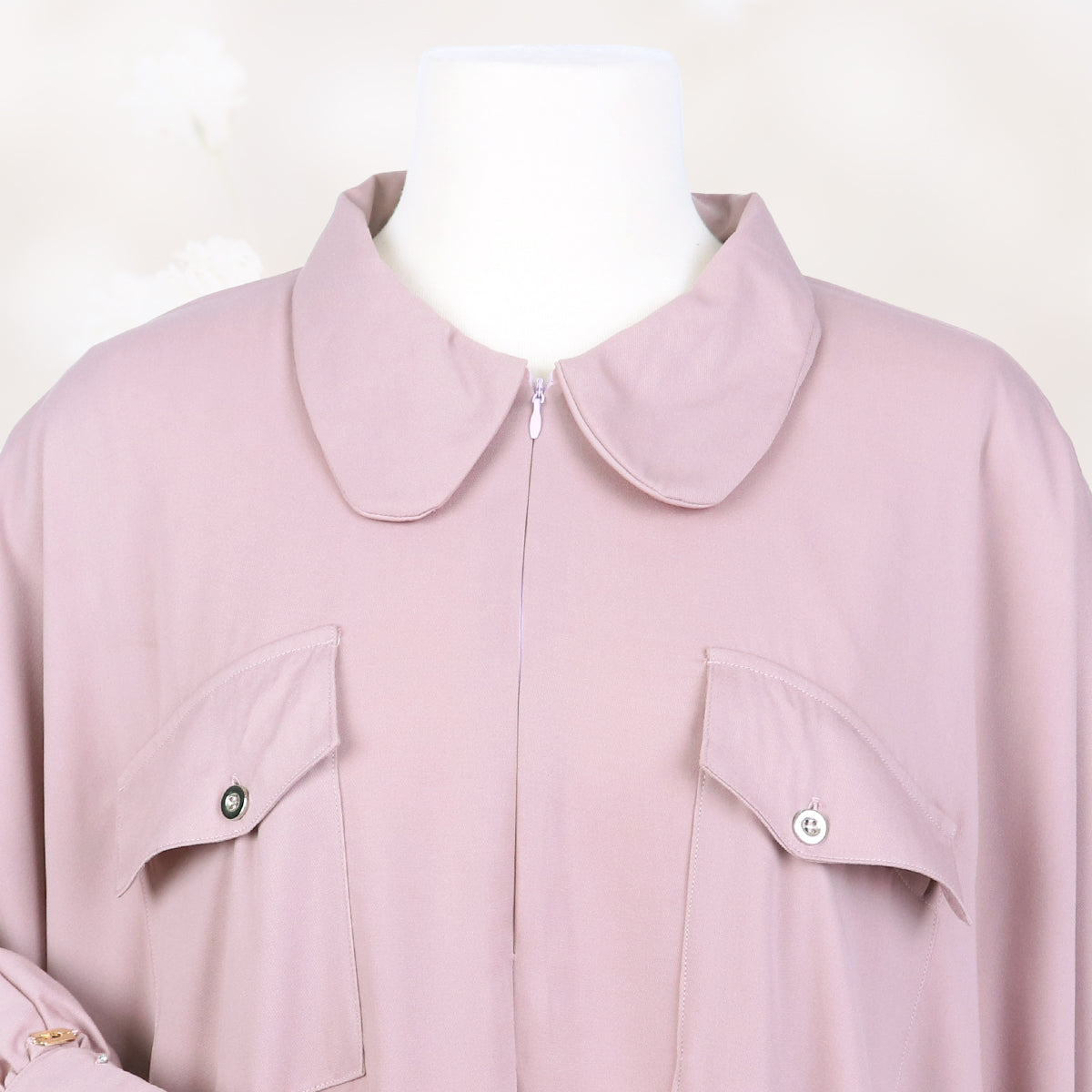 Zenia Abaya - Dusty Pink