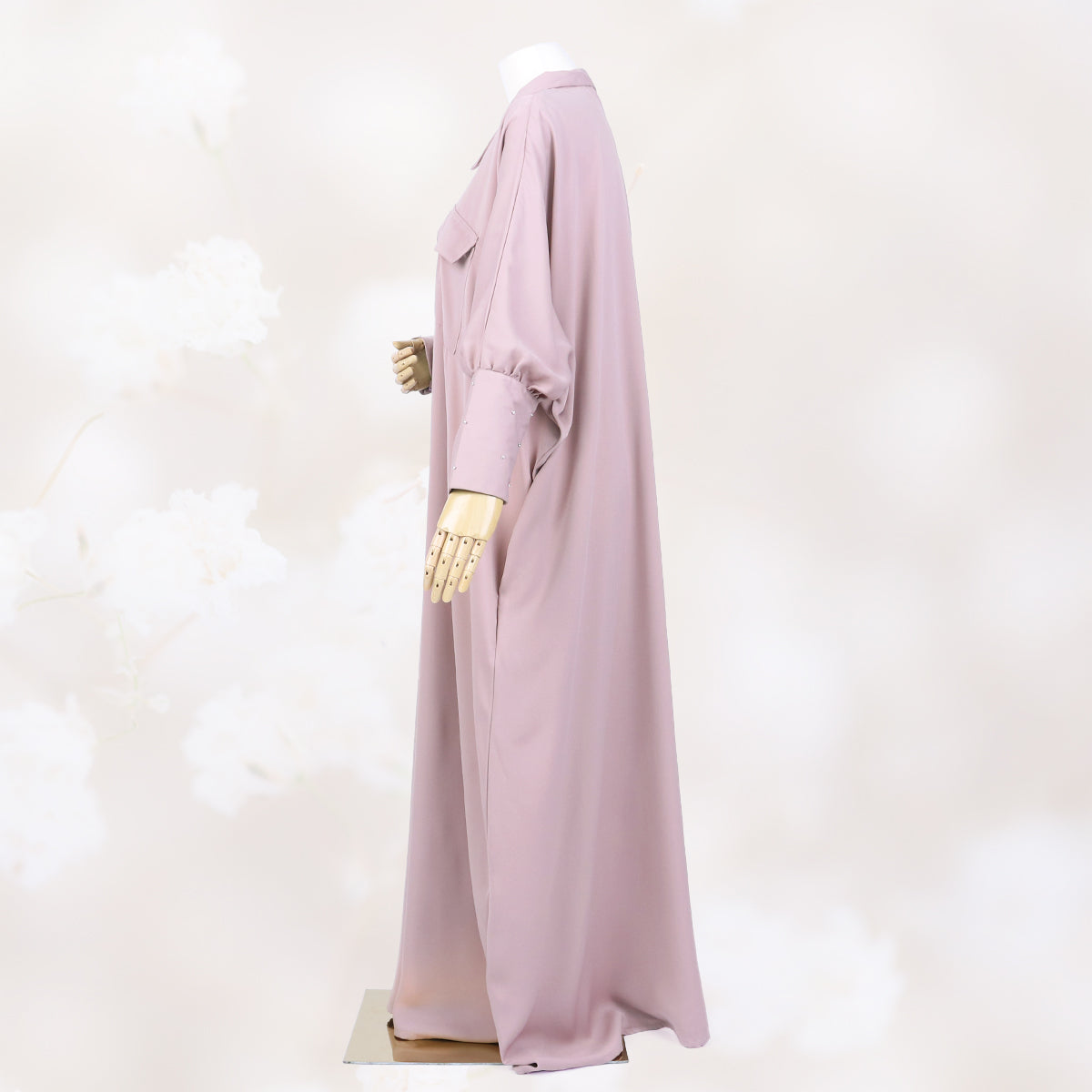 Zenia Abaya - Dusty Pink