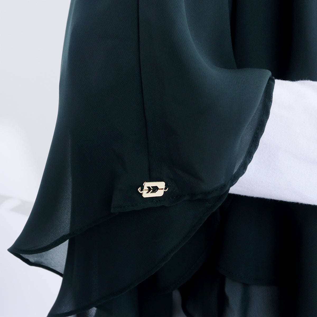 Zenia French Khimar - Dark Onyx