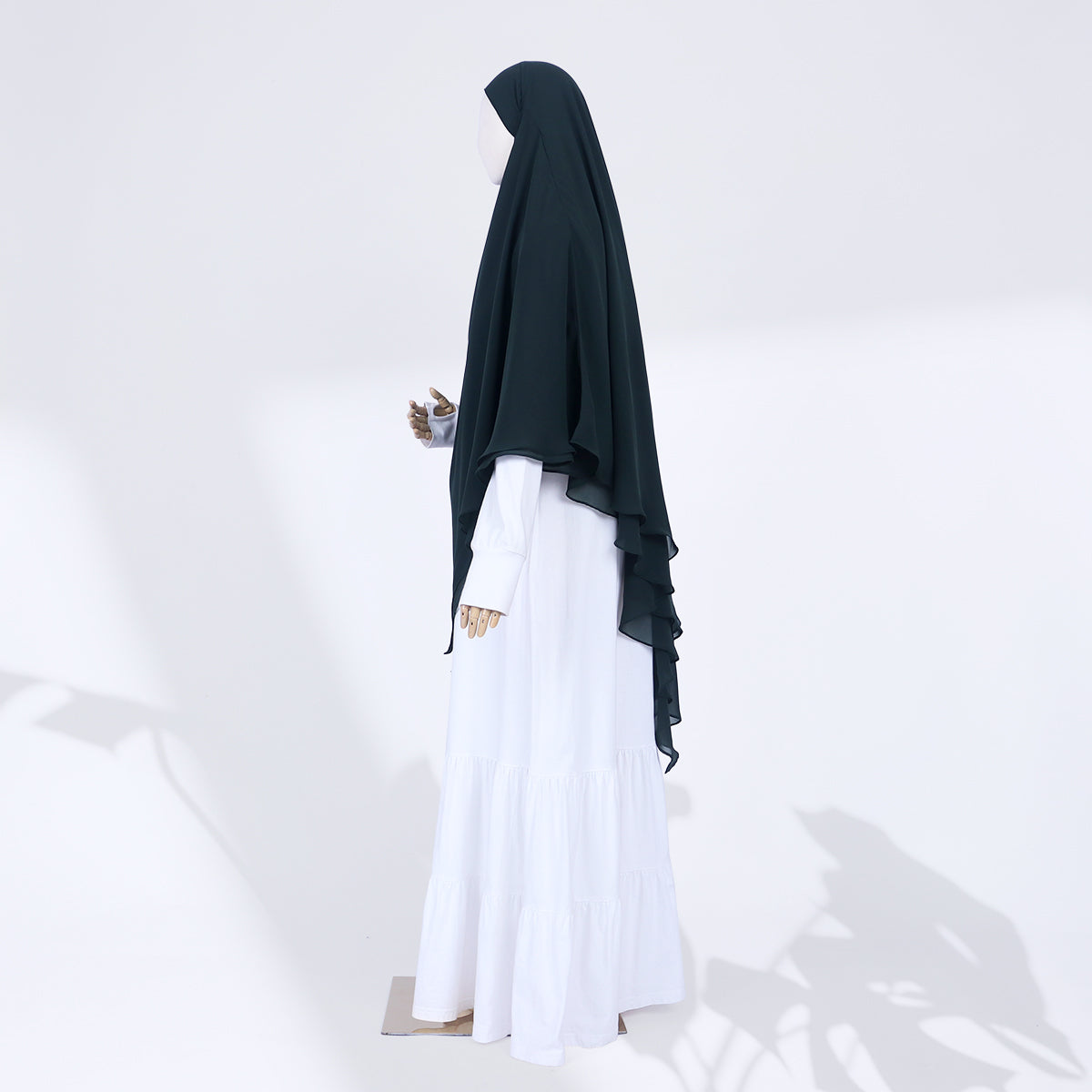 Zenia French Khimar - Dark Onyx
