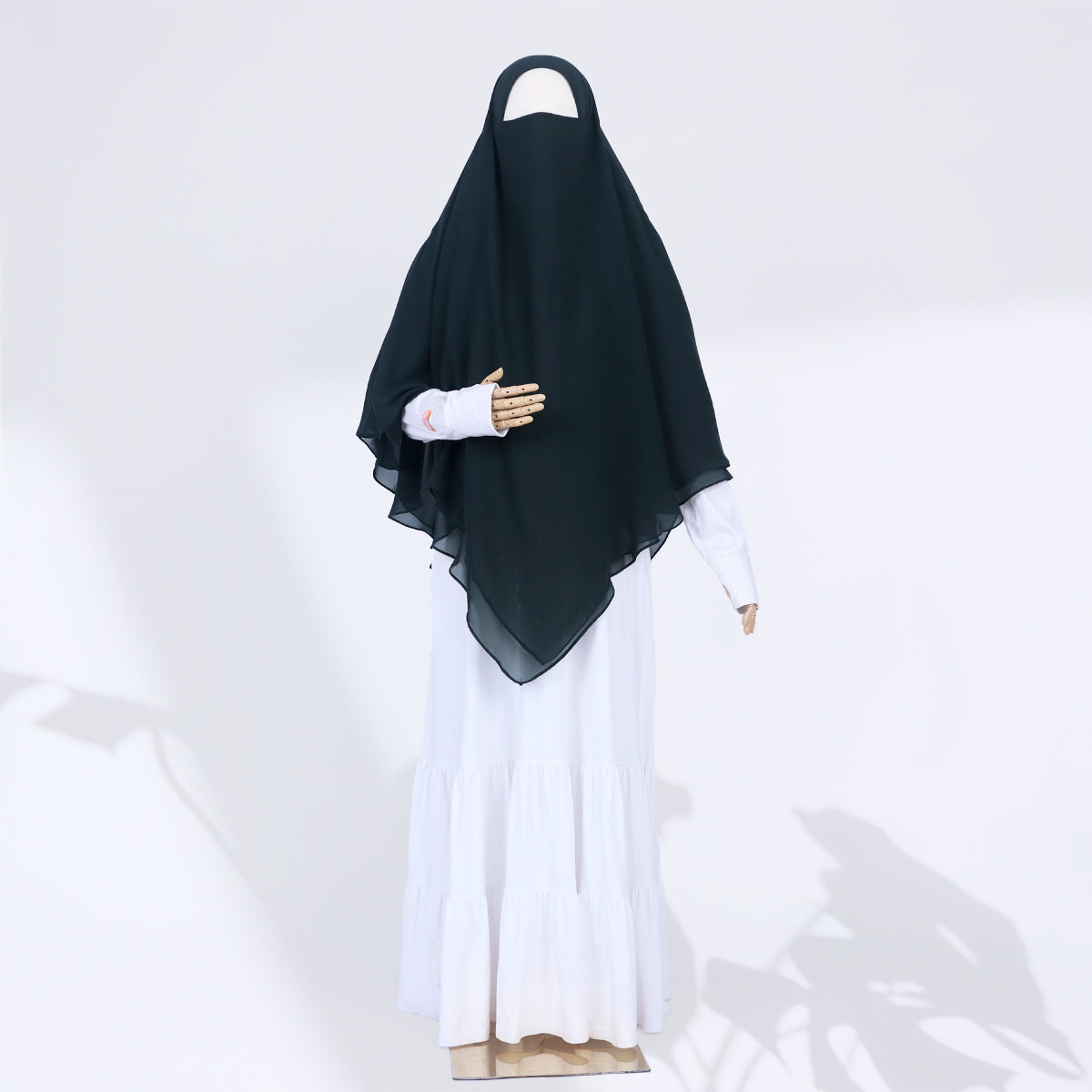 Zenia French Khimar - Dark Onyx
