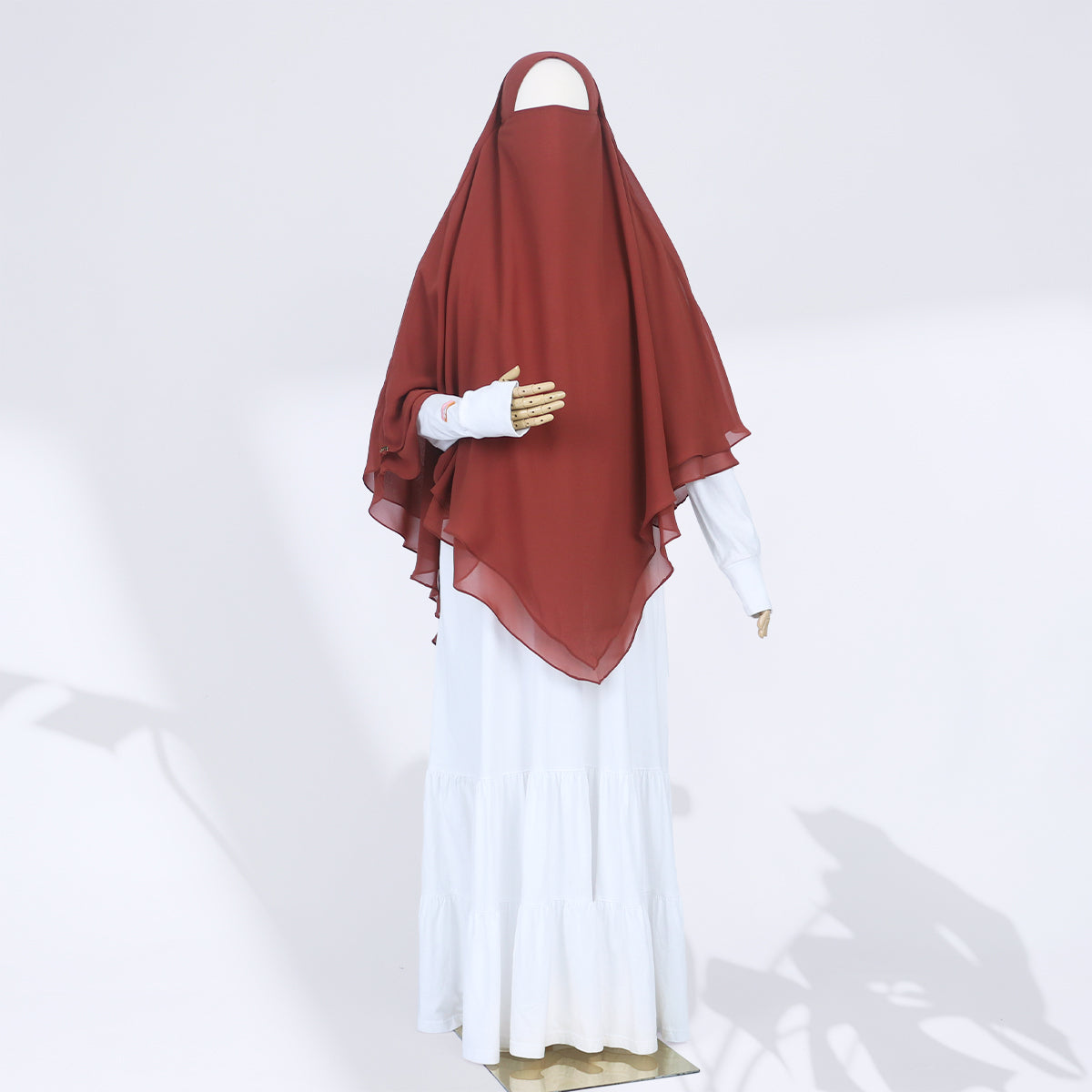 Zenia French Khimar - Cinnamon
