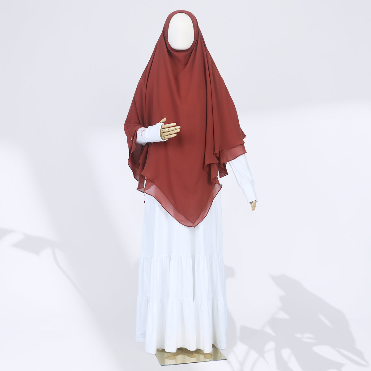 Zenia French Khimar - Cinnamon