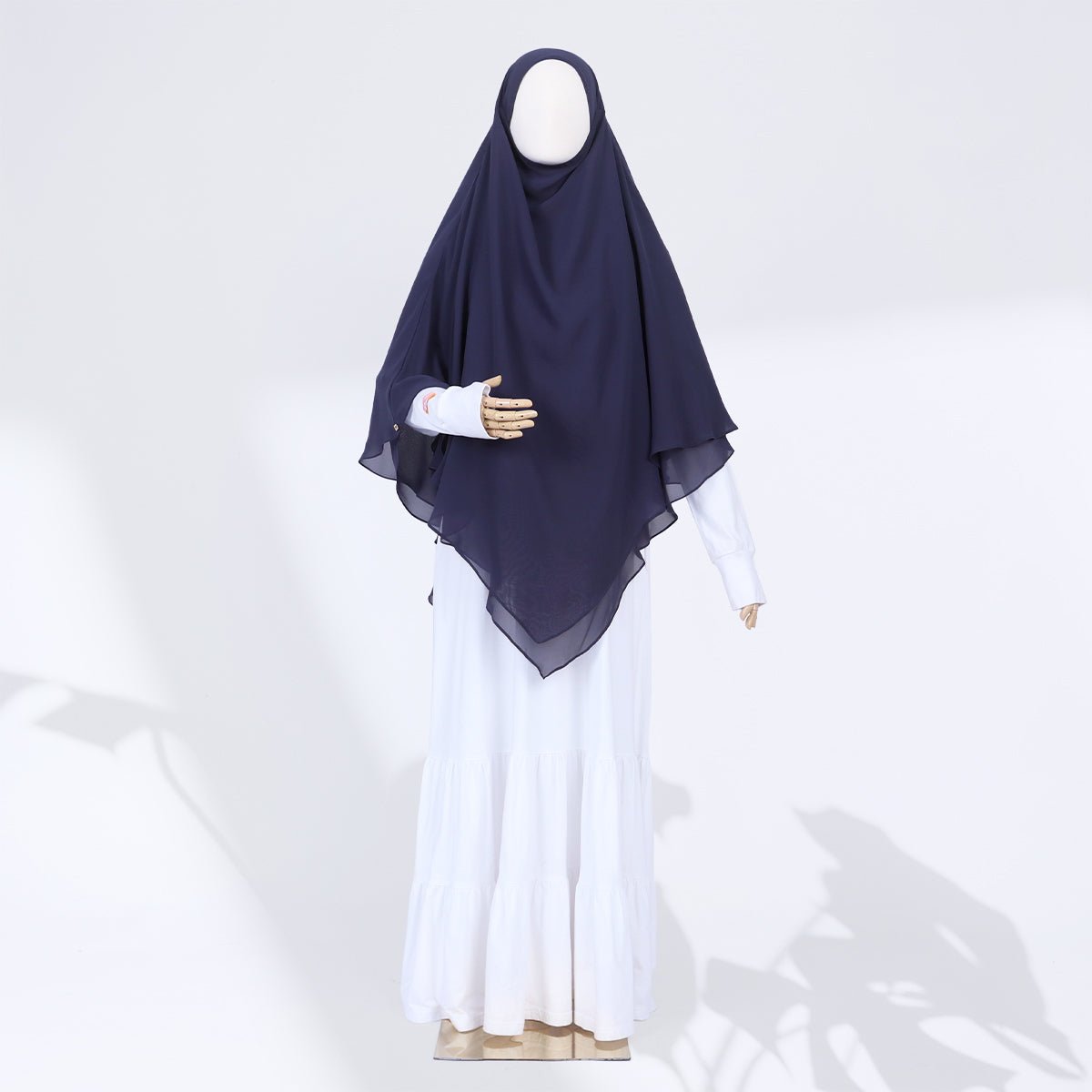 Zenia French Khimar - Dark Denim