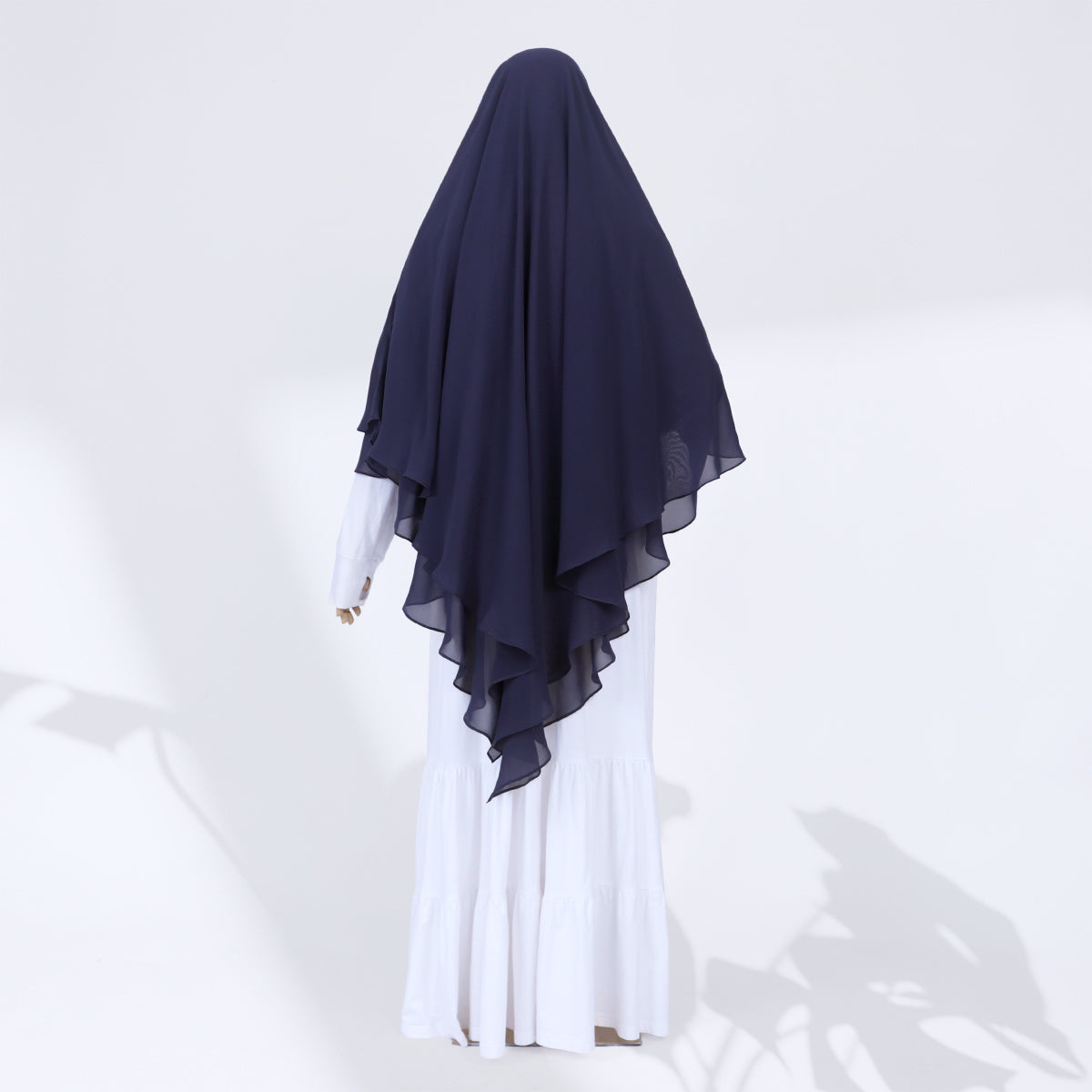 Zenia French Khimar - Dark Denim