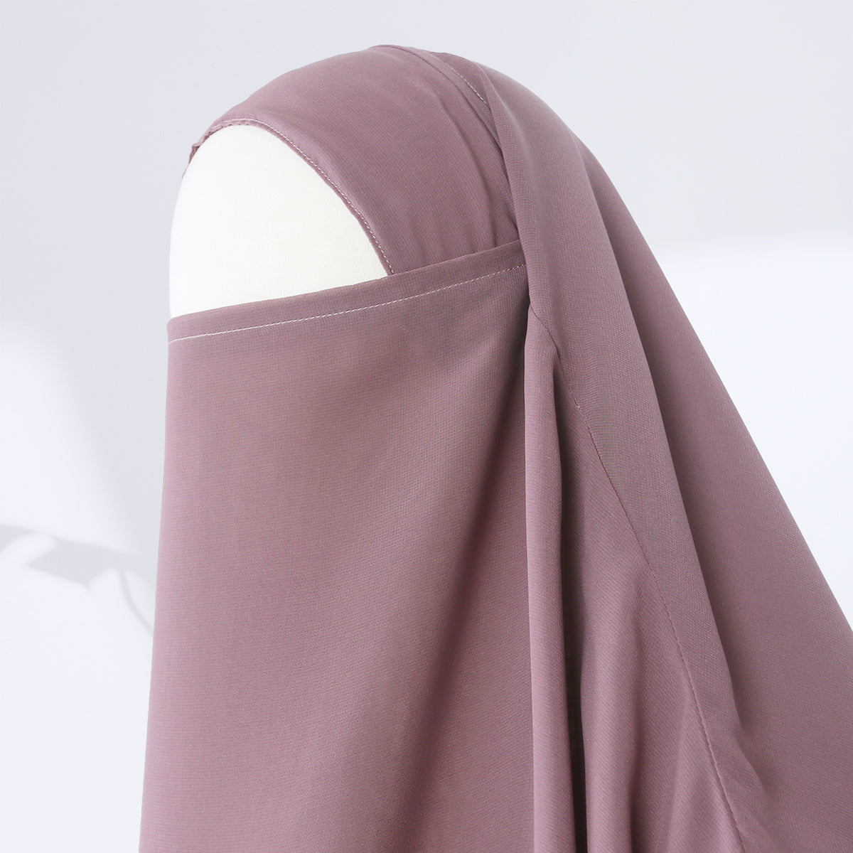 Zenia French Khimar - Rose Taupe