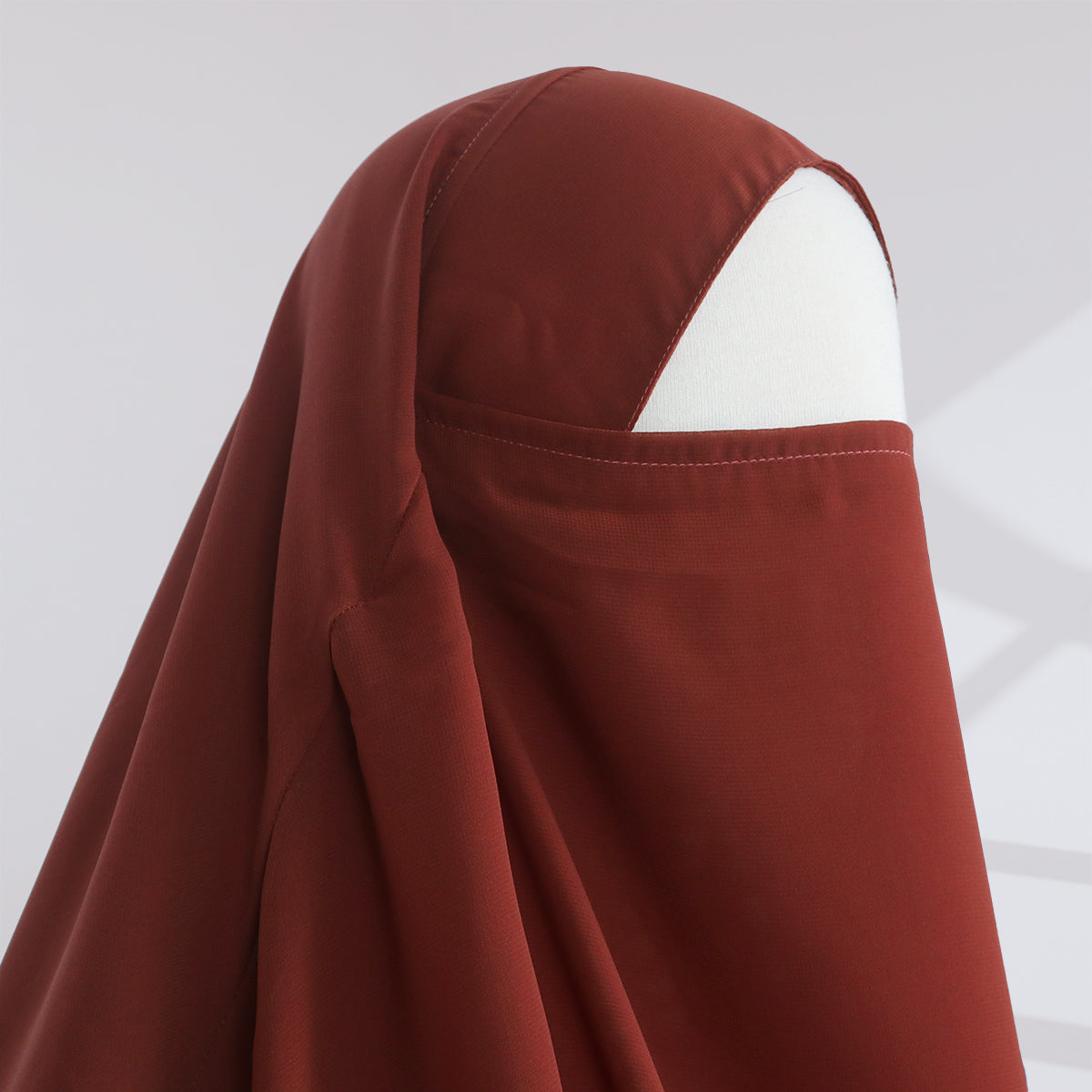Zunaira French Khimar - Cinnamon