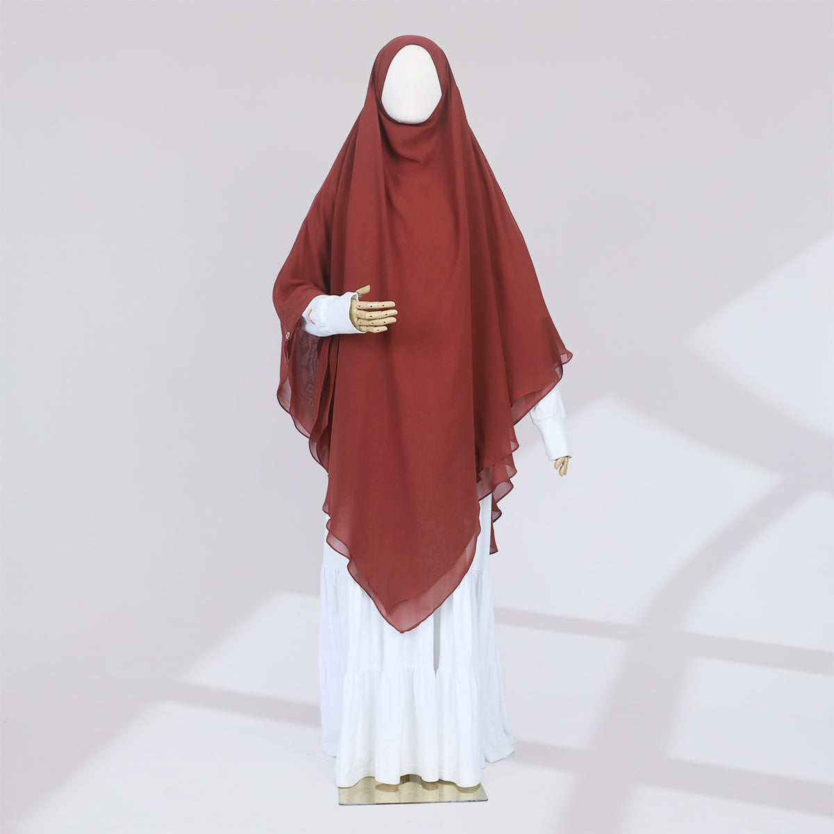 Zunaira French Khimar - Cinnamon