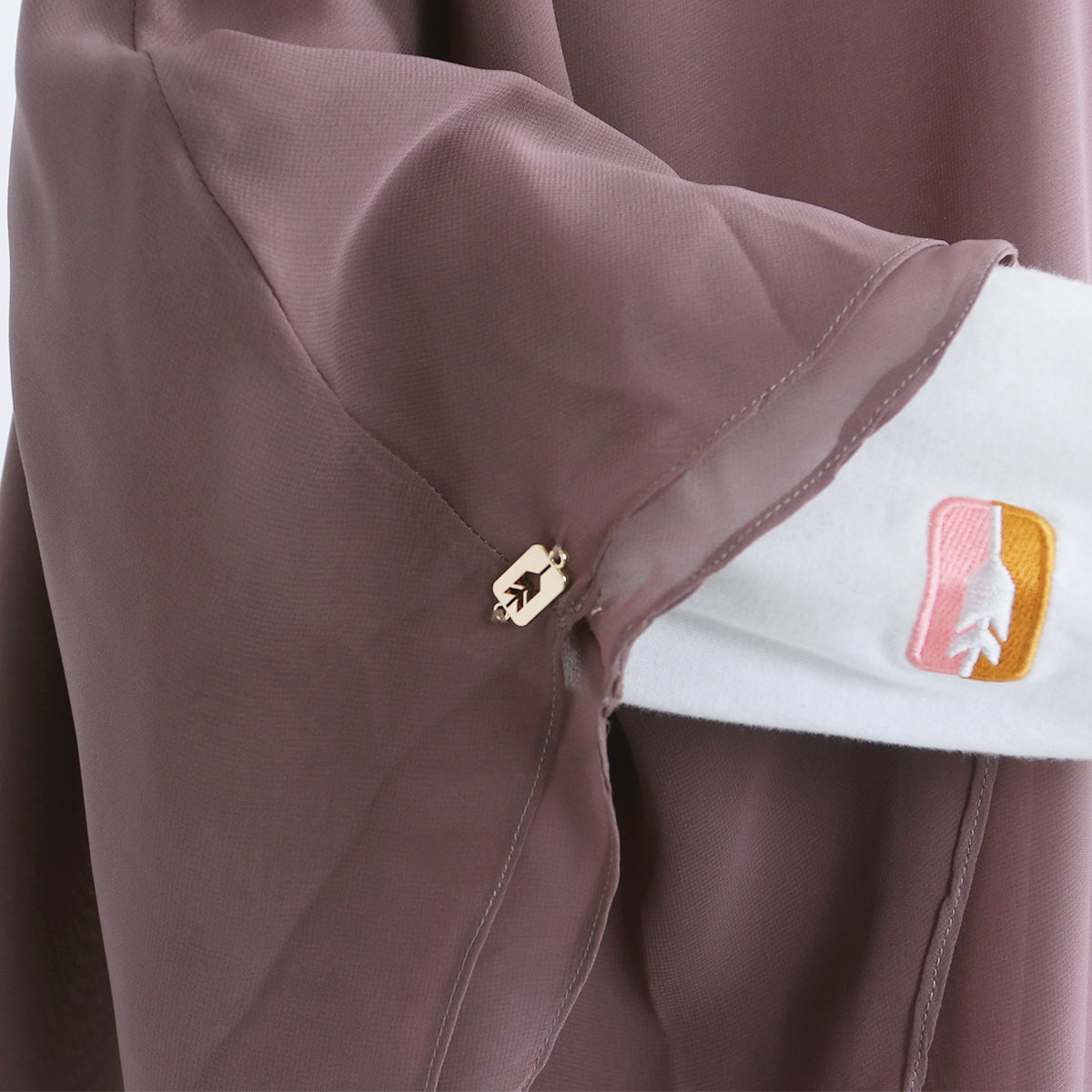 Zunaira French Khimar - Rose Taupe