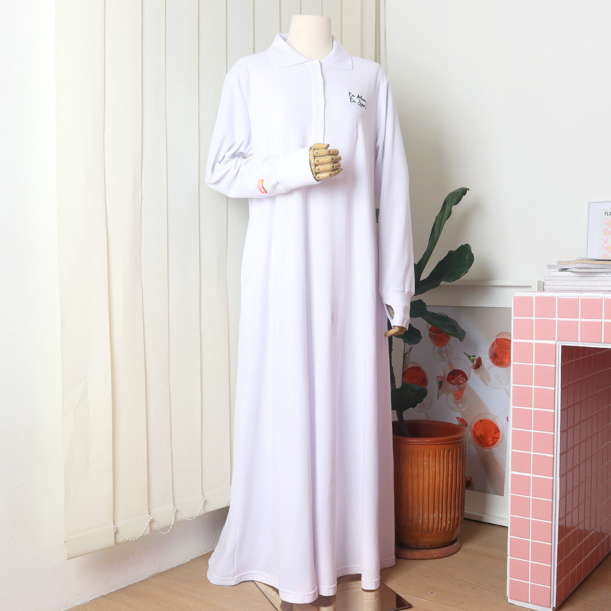 Adreena Dress - White