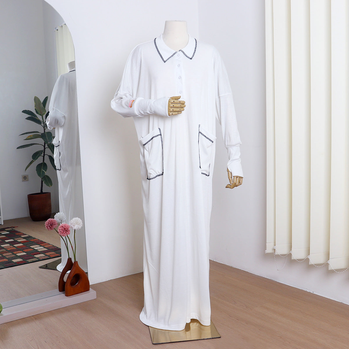 Haneen Dress - Broken White