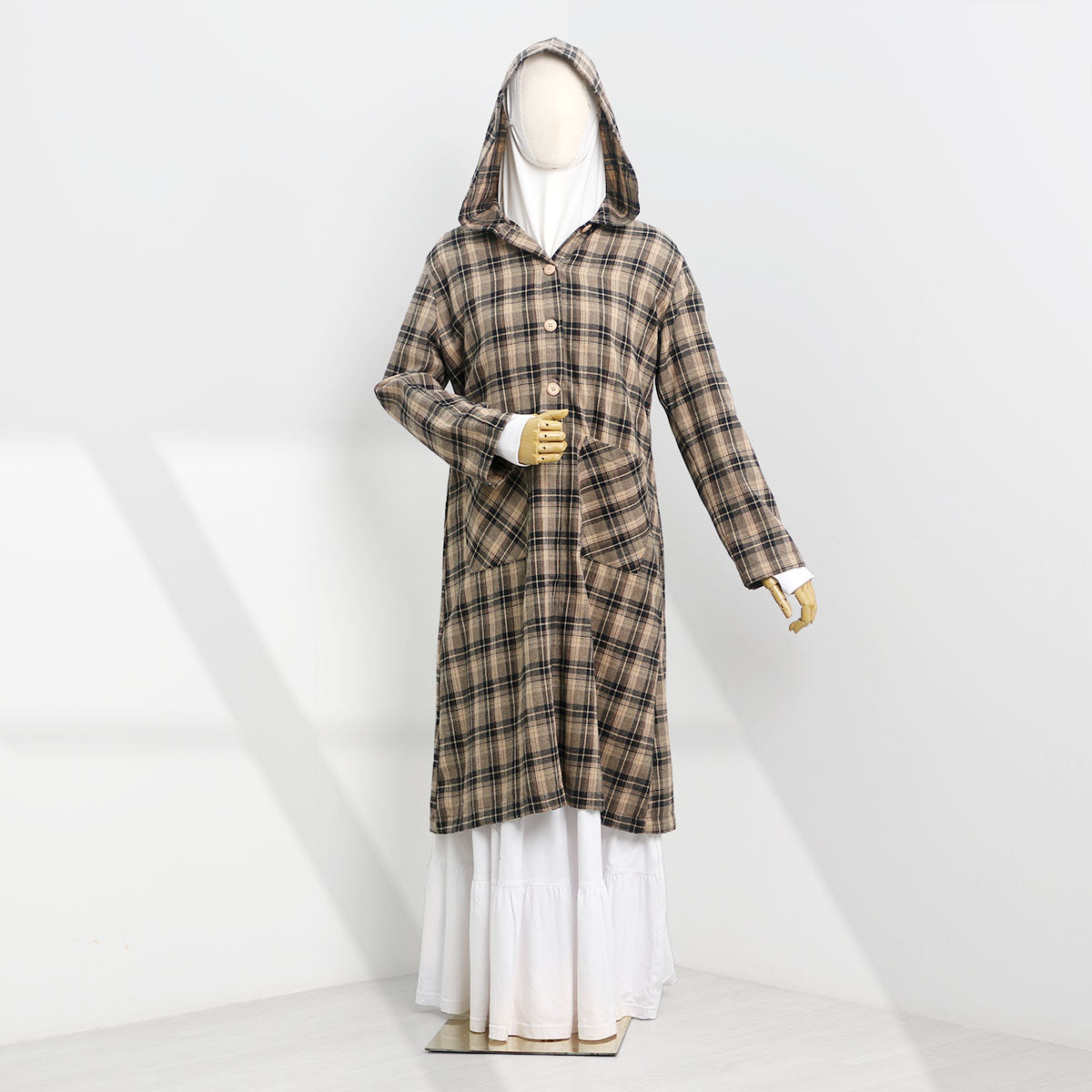 Maleekah Flannel - Mocca