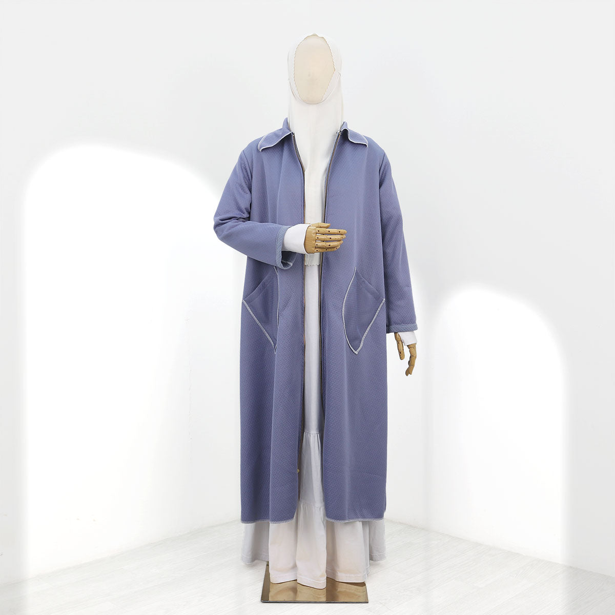SAMPLE Nafeeza Long Jacket - Blue