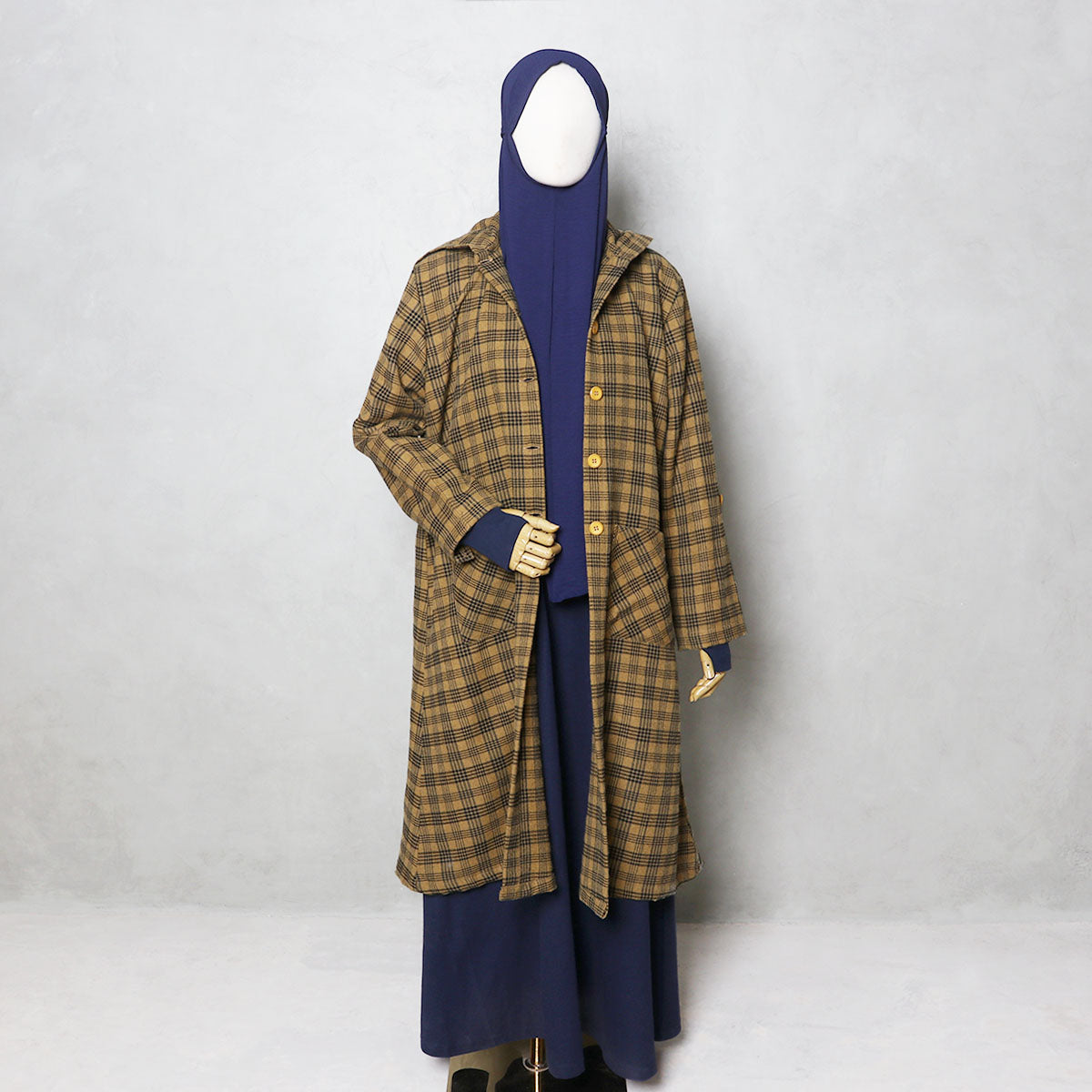 SAMPLE Maleekah Flannel - Mustard