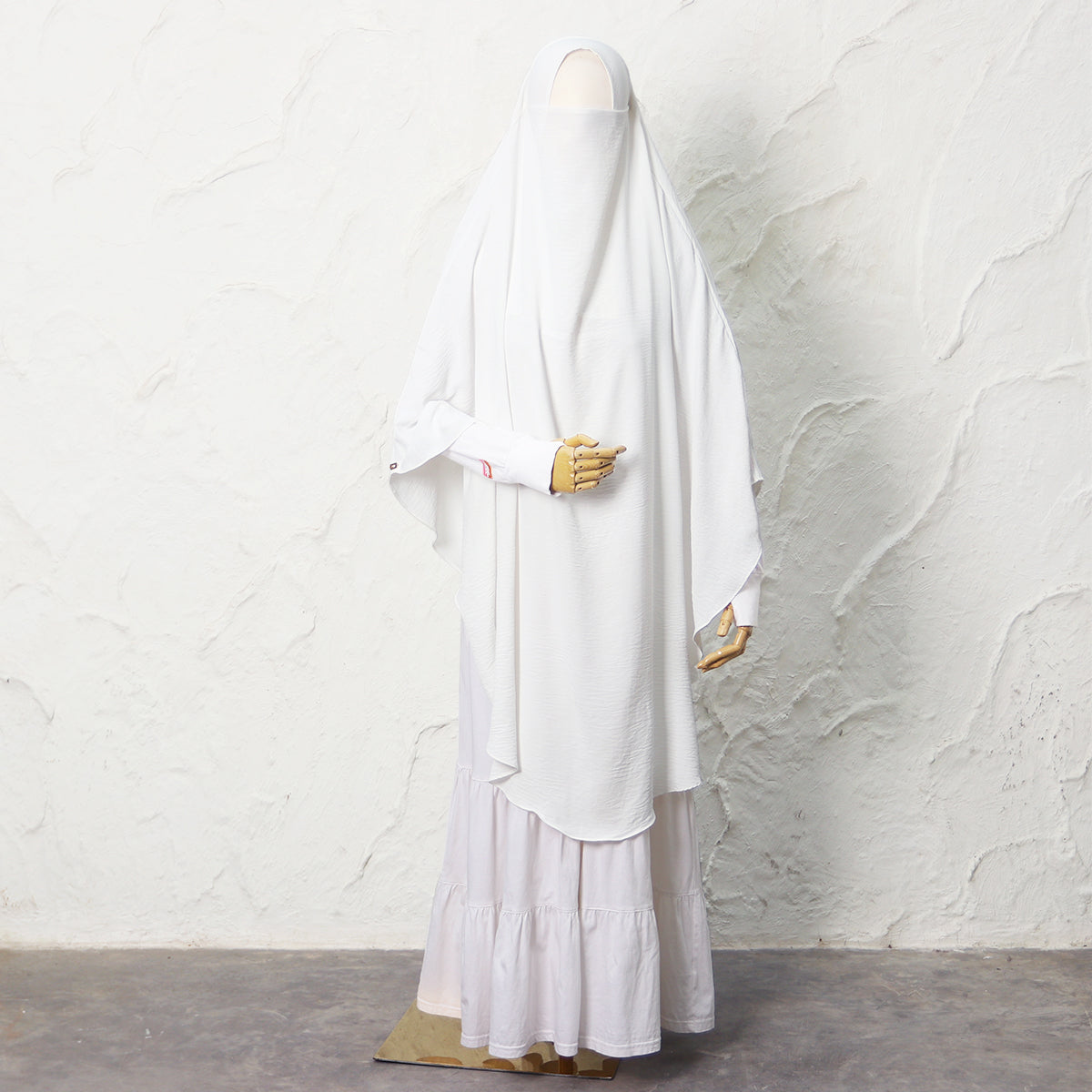 Jasmine French Khimar - Broken White