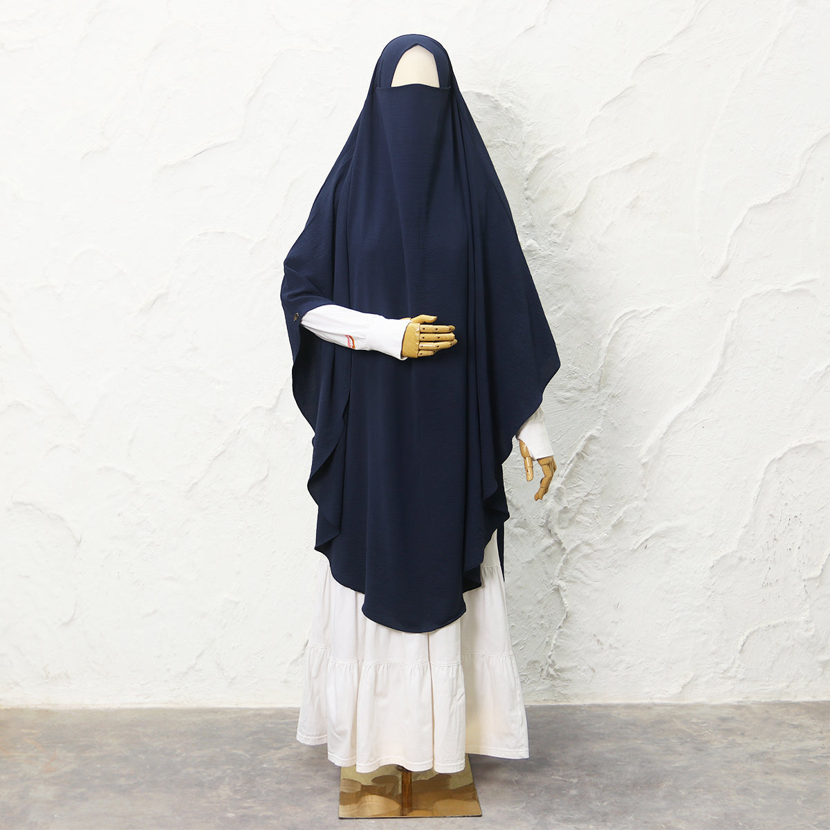 Jasmine French Khimar - Navy