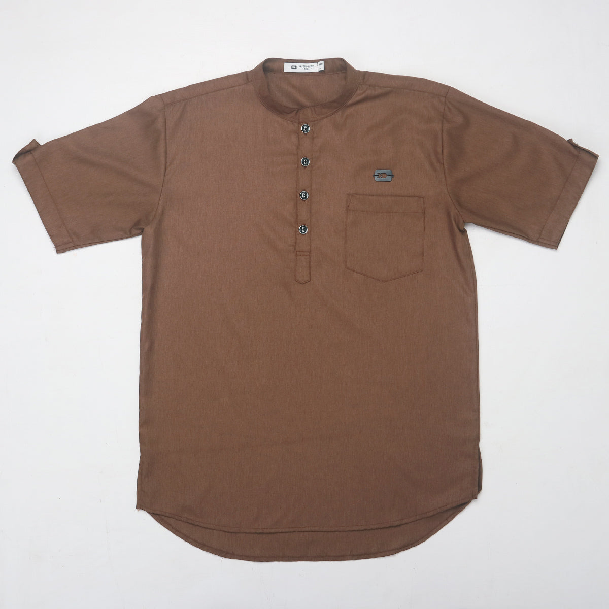 DEFECT Haafiz Kurta - Brown