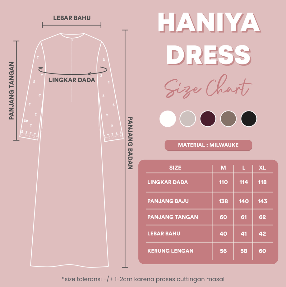Haniya Dress - Burgundy
