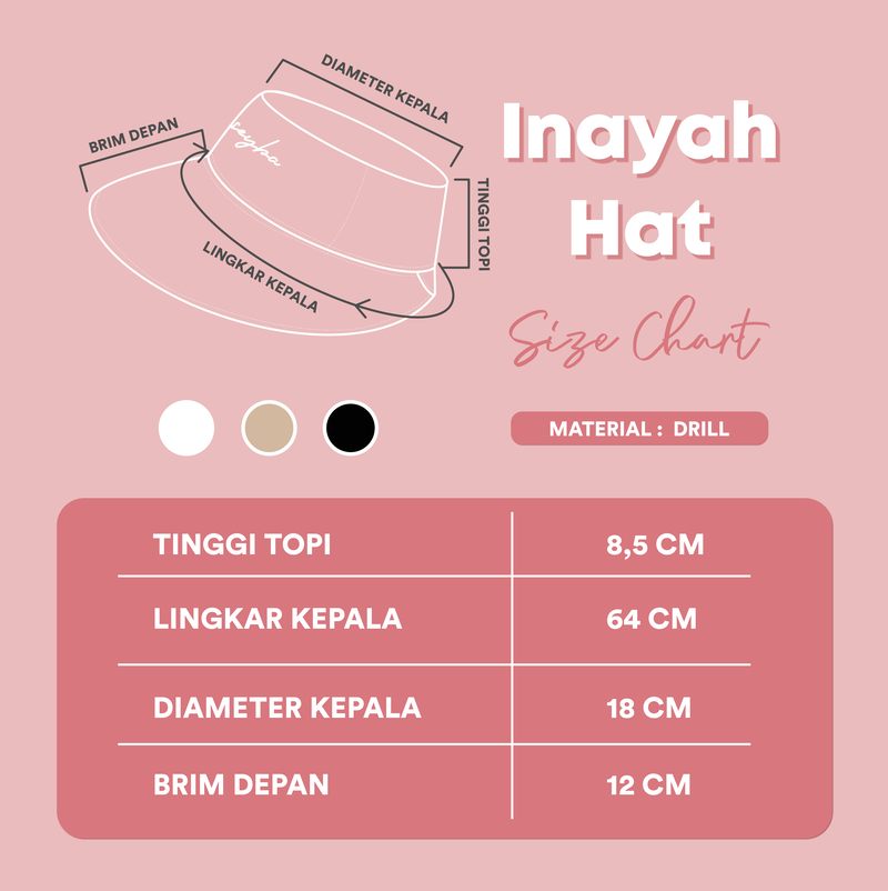 Inayah Hat - BW