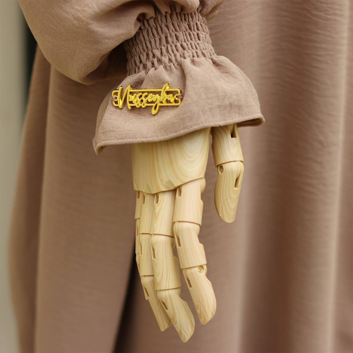 Almira French Khimar Set - Mocca
