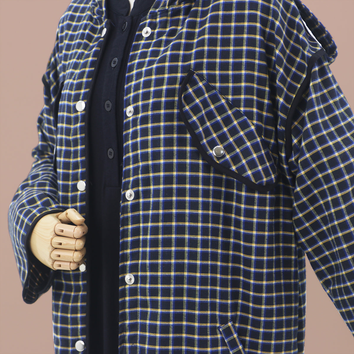Dinara Flannel - Navy