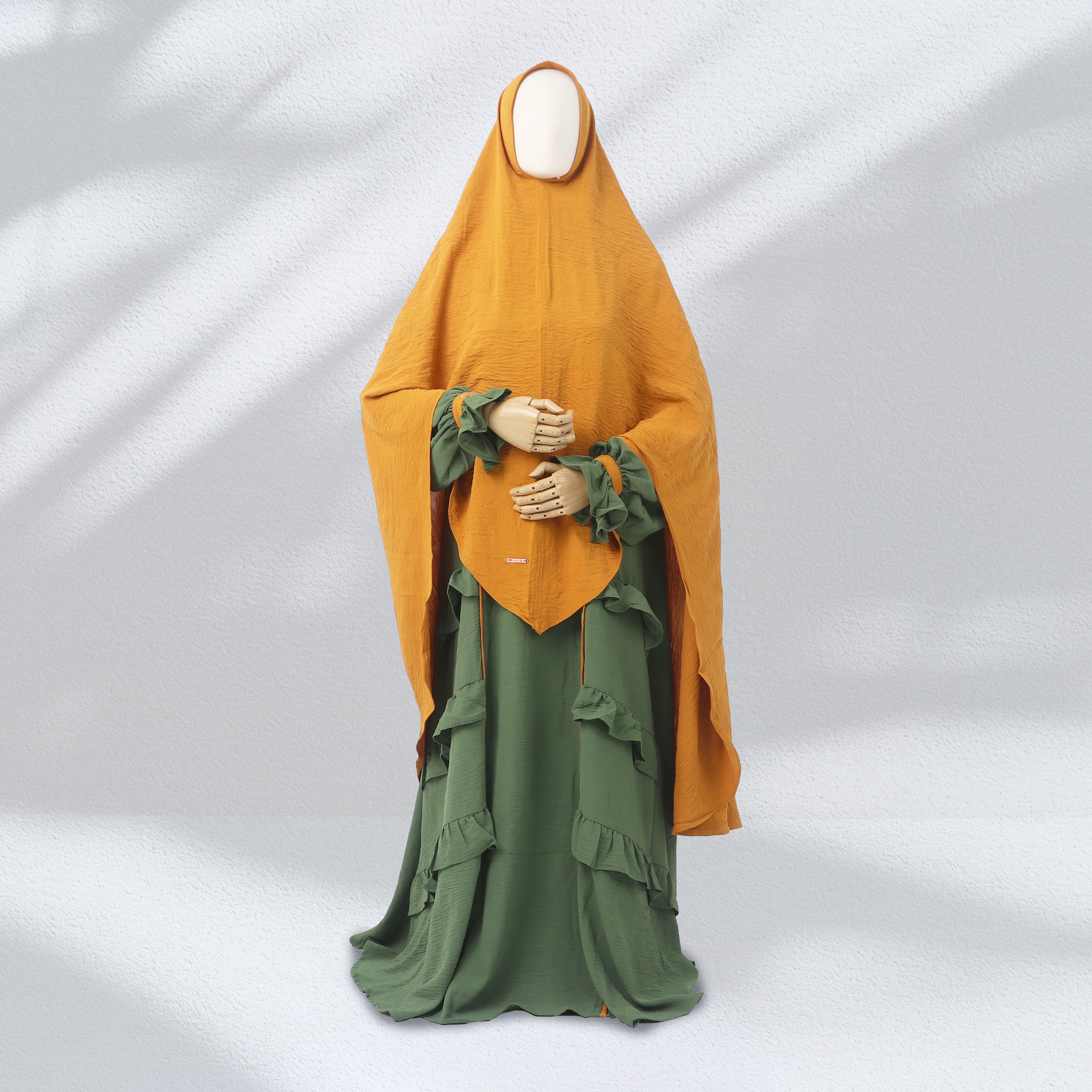 Veeya Dress Set - Olive