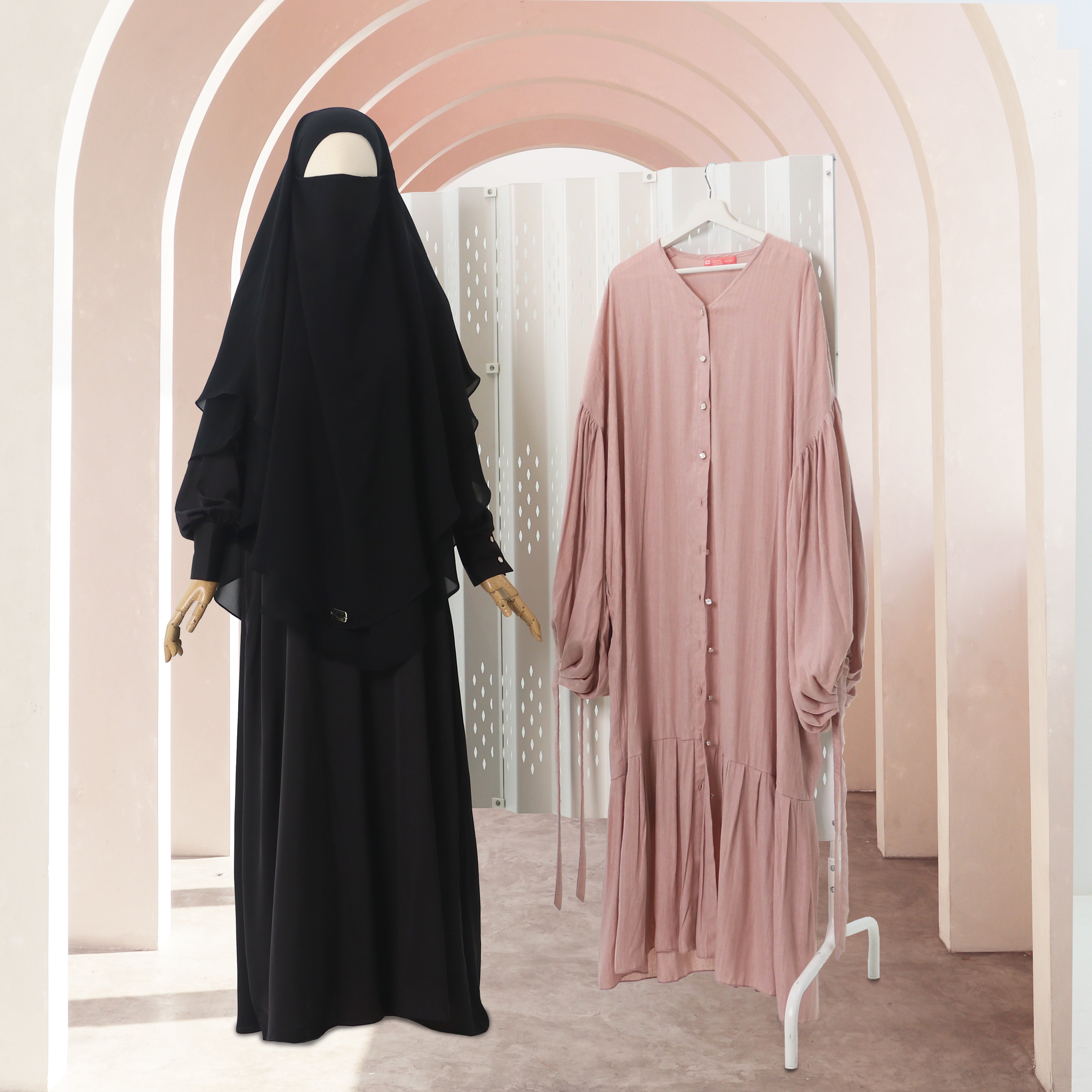 Lusiana Outer - Dusty Pink