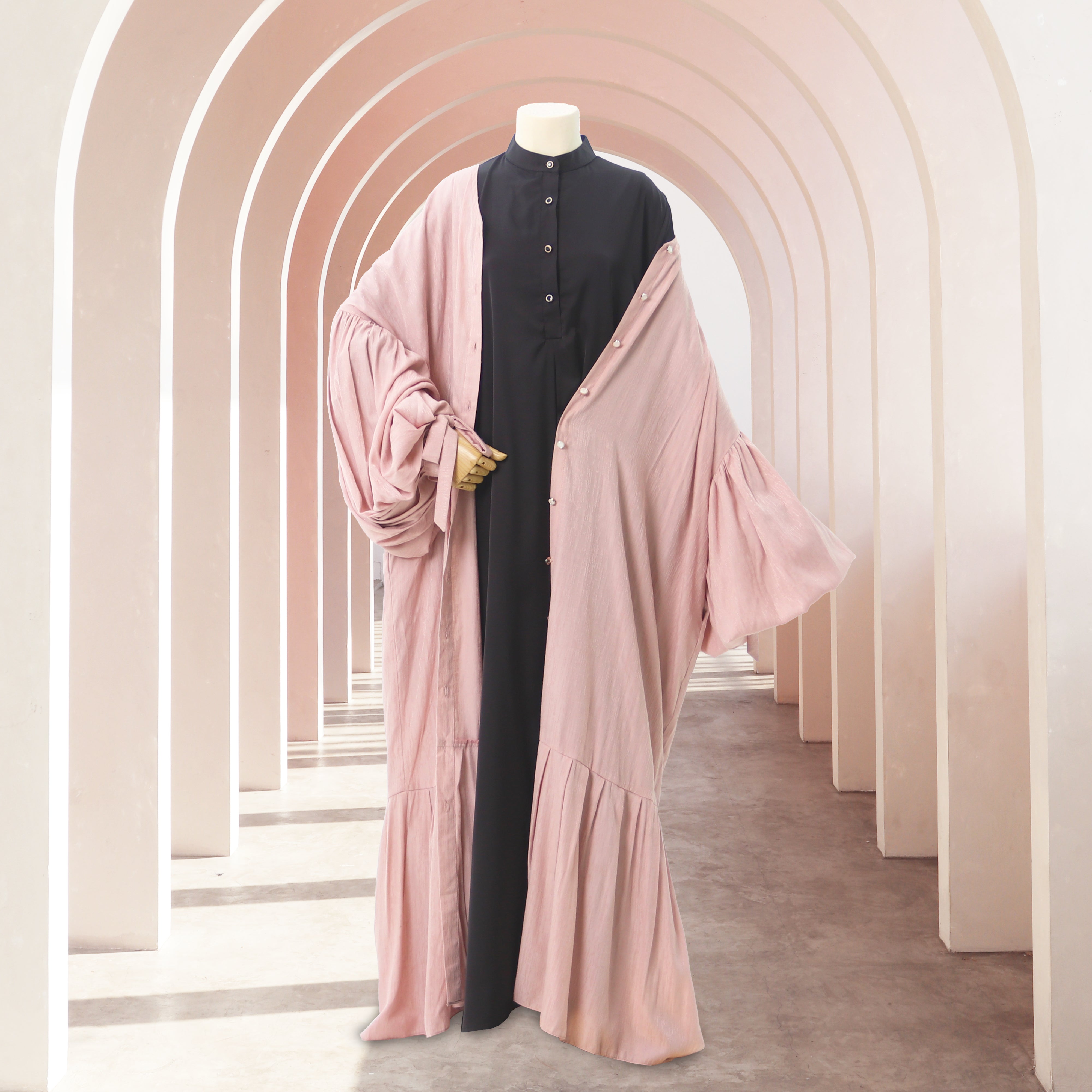 Lusiana Outer - Dusty Pink