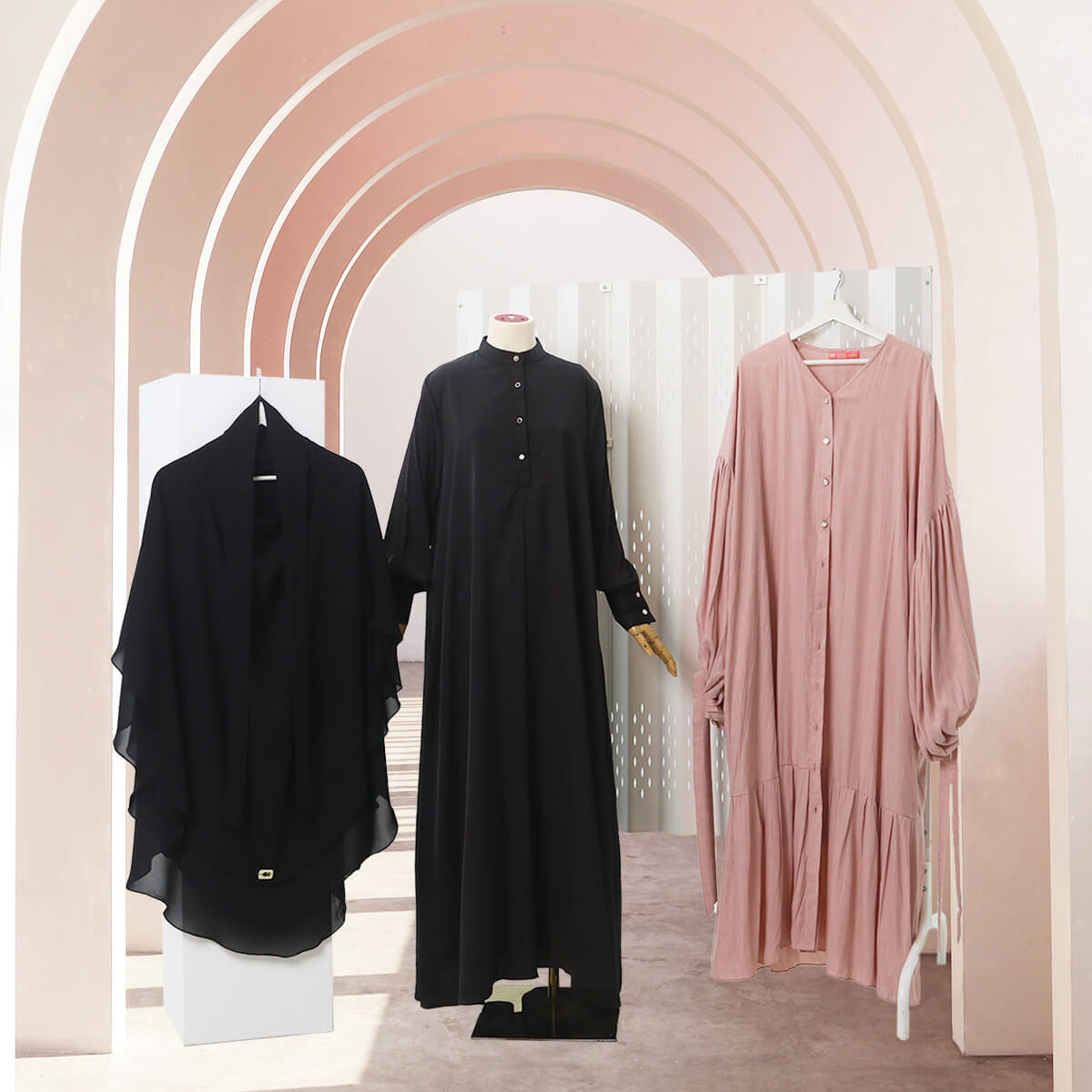 Lusiana Set - Dusty Pink