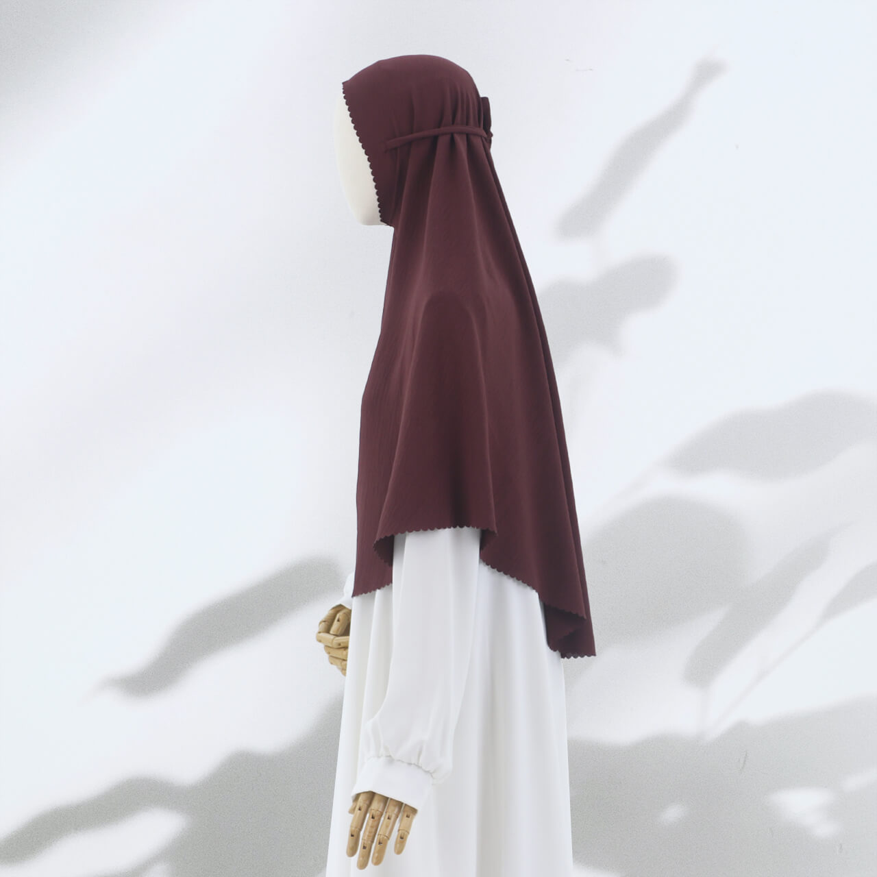 Nayla Hijab - Burgundy