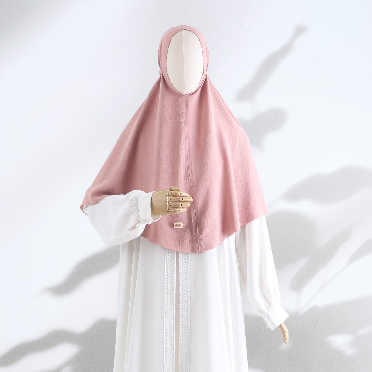 DEFECT Nayla Hijab - Dusty Pink