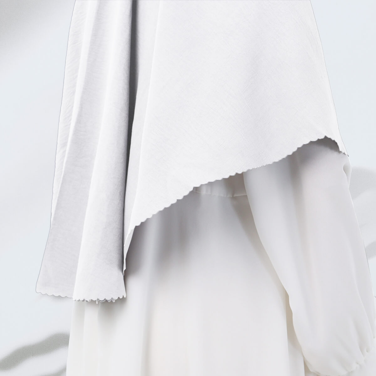 Nayla Hijab - Broken White