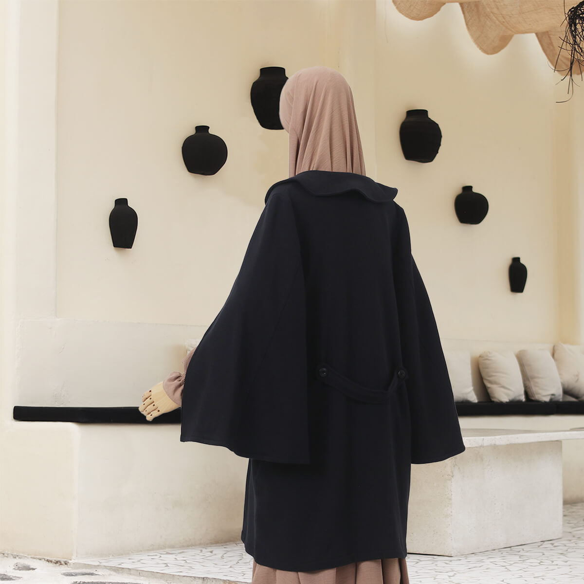 Zaida Cape - Black