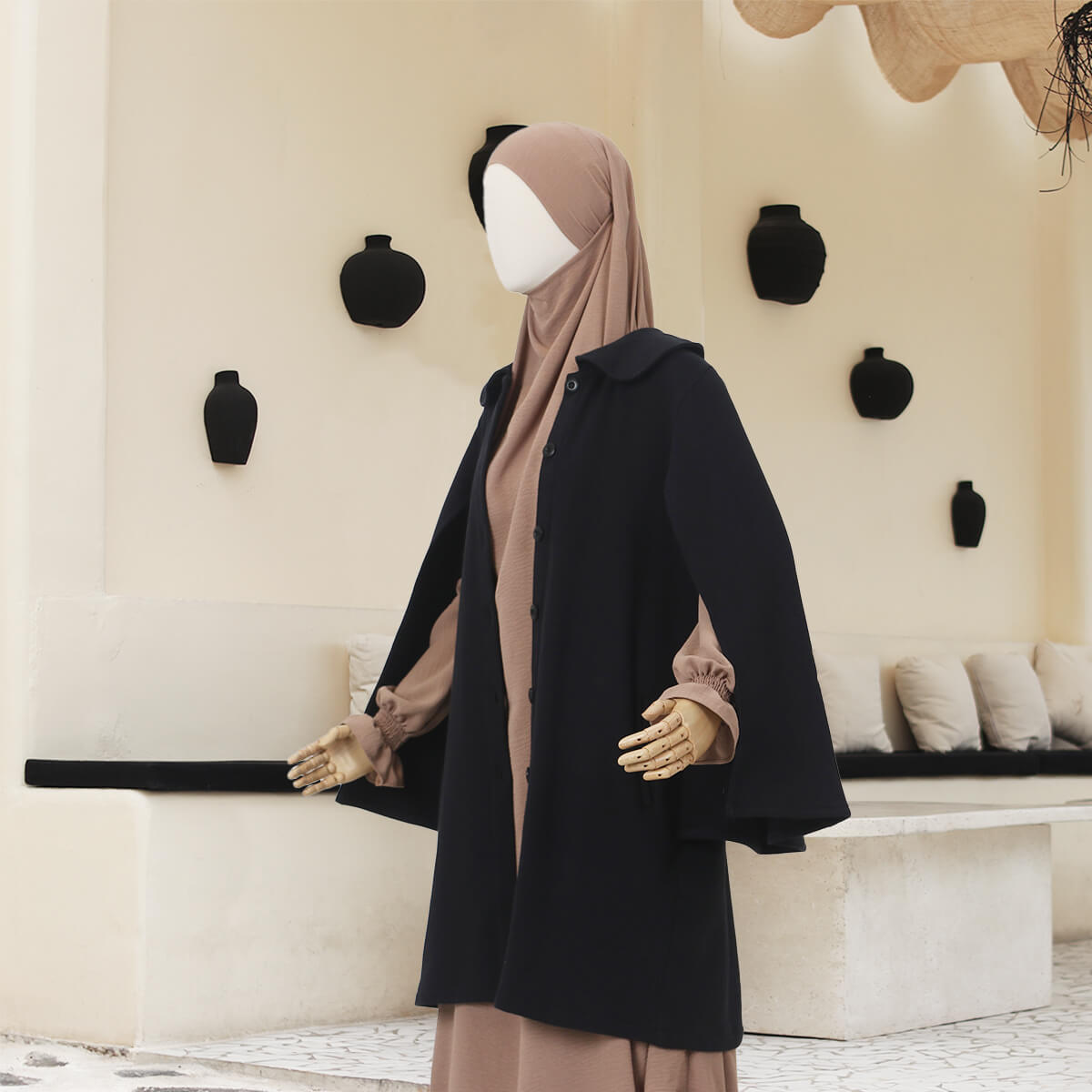 Zaida Cape - Black