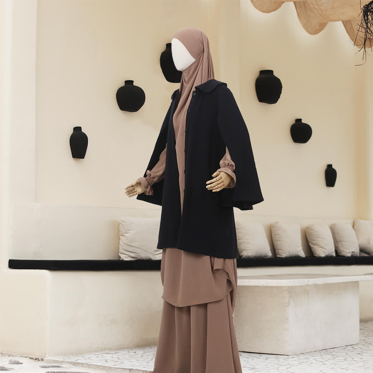 Zaida Cape - Black