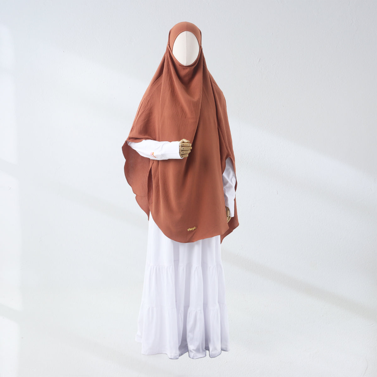 Zahira French Khimar - Tan