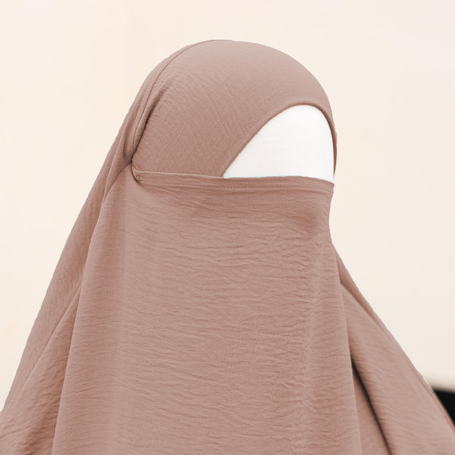 Almira French Khimar Set - Mocca