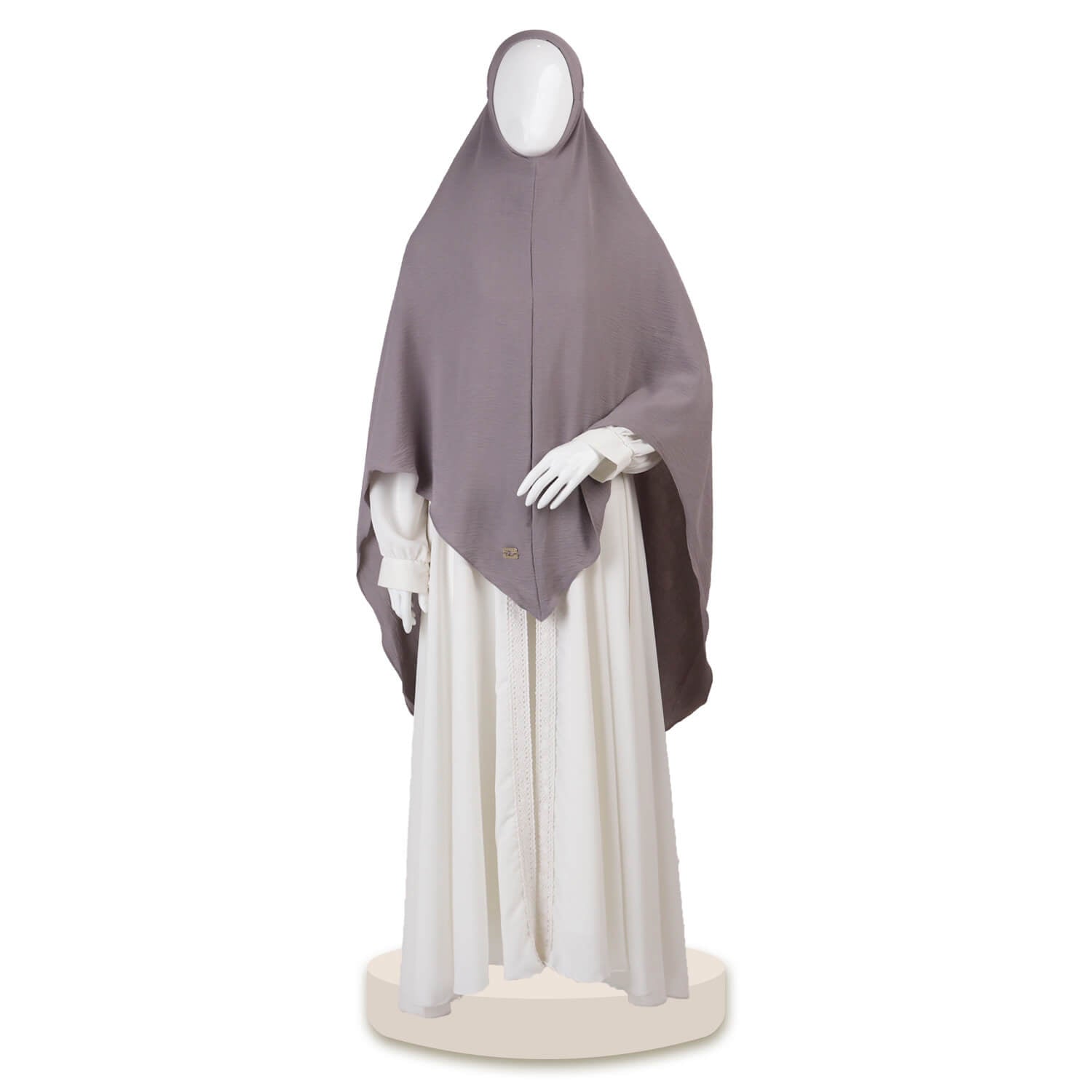 Feryal Instant Khimar - Frost Grey
