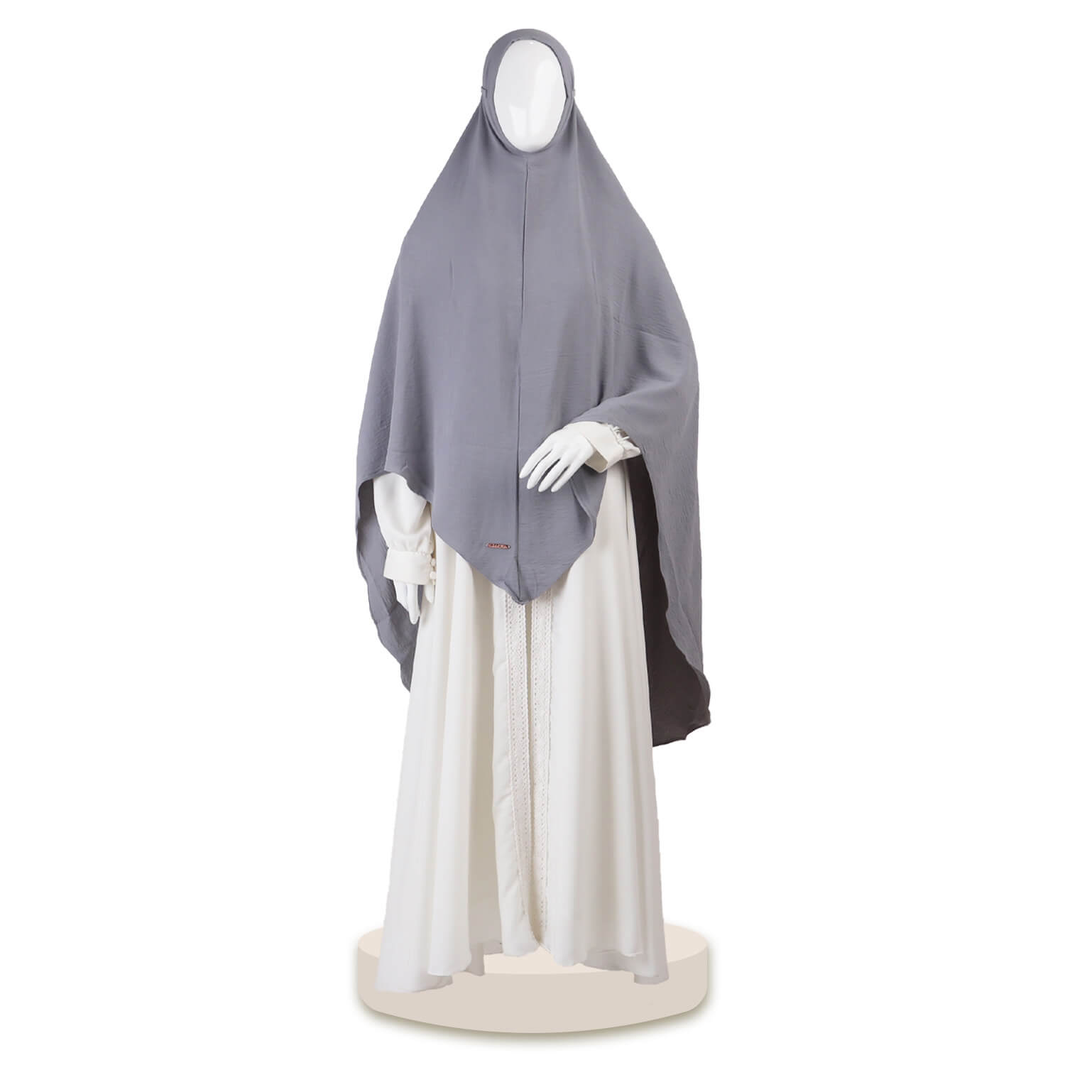 Feryal Instant Khimar - Neutral Grey